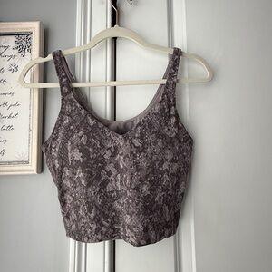 lululemon athletica Gray Patterned Top